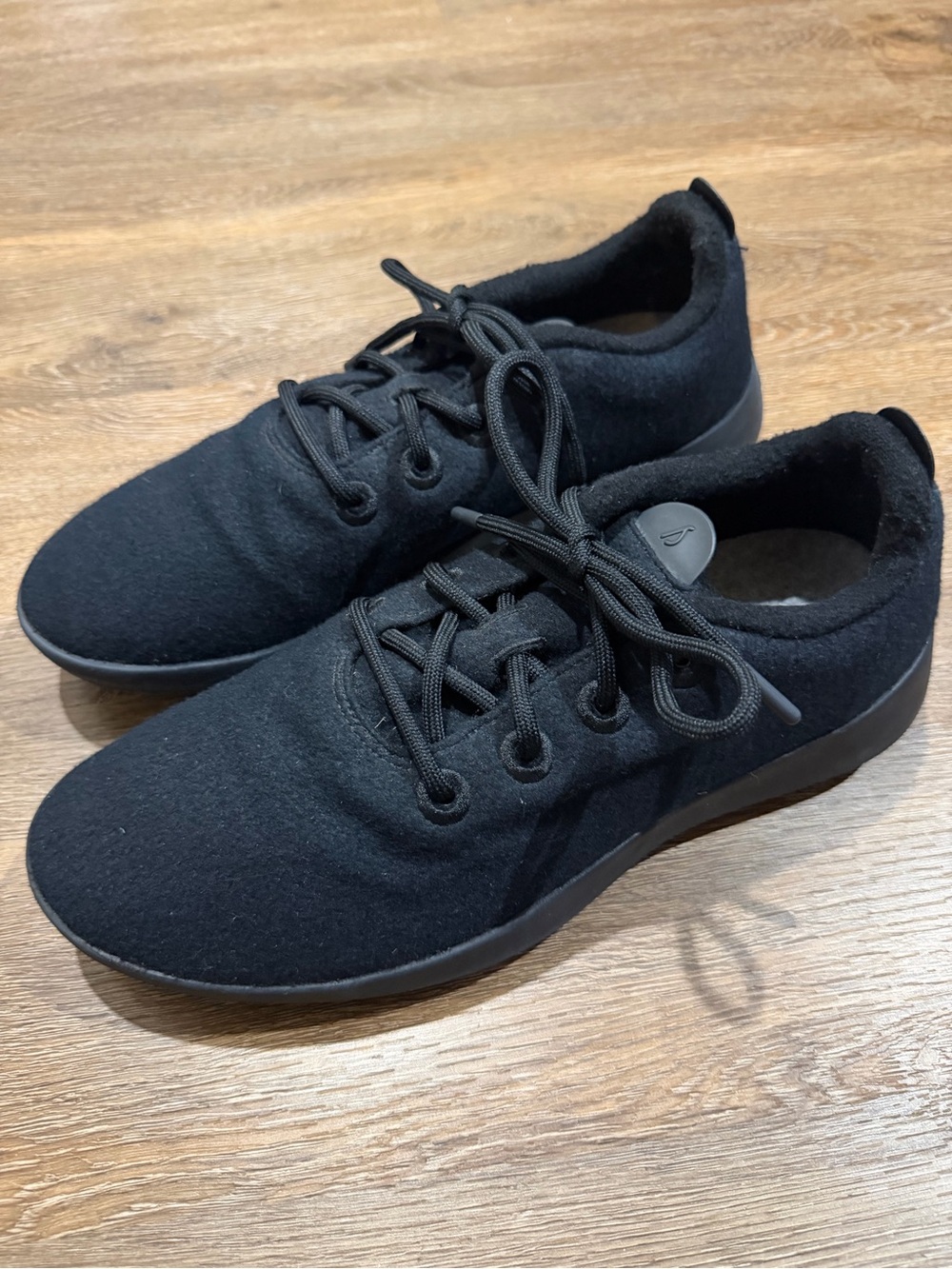 Allbirds Wool Runner Men’s 12 Black Merino Wool Sneakers